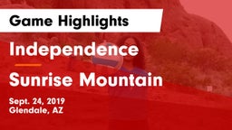 Independence  vs Sunrise Mountain  Game Highlights - Sept. 24, 2019