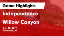 Independence  vs Willow Canyon  Game Highlights - Oct. 15, 2019
