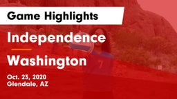 Independence  vs Washington  Game Highlights - Oct. 23, 2020