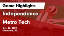 Independence  vs Metro Tech  Game Highlights - Oct. 17, 2022