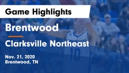Brentwood  vs Clarksville Northeast Game Highlights - Nov. 21, 2020