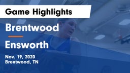 Brentwood  vs Ensworth  Game Highlights - Nov. 19, 2020
