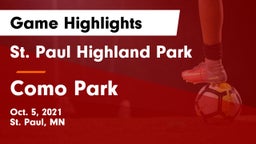 St. Paul Highland Park  vs Como Park Game Highlights - Oct. 5, 2021