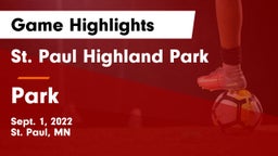 St. Paul Highland Park  vs Park  Game Highlights - Sept. 1, 2022