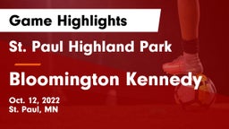 St. Paul Highland Park  vs Bloomington Kennedy  Game Highlights - Oct. 12, 2022