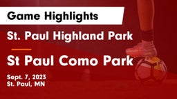 St. Paul Highland Park  vs St Paul Como Park Game Highlights - Sept. 7, 2023