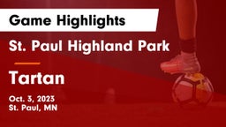 St. Paul Highland Park  vs Tartan  Game Highlights - Oct. 3, 2023