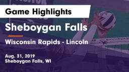Sheboygan Falls  vs Wisconsin Rapids - Lincoln  Game Highlights - Aug. 31, 2019