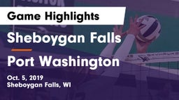 Sheboygan Falls  vs Port Washington  Game Highlights - Oct. 5, 2019