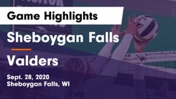 Sheboygan Falls  vs Valders  Game Highlights - Sept. 28, 2020