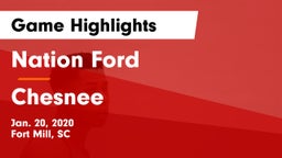 Nation Ford  vs Chesnee  Game Highlights - Jan. 20, 2020