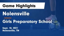 Nolensville  vs Girls Preparatory School Game Highlights - Sept. 18, 2021