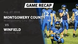 Recap: Montgomery County  vs. Winfield  2016