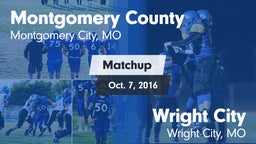 Matchup: Montgomery County vs. Wright City  2016