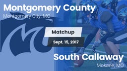 Matchup: Montgomery County vs. South Callaway  2017