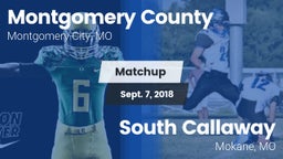 Matchup: Montgomery County vs. South Callaway  2018