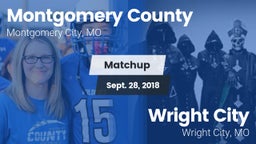 Matchup: Montgomery County vs. Wright City  2018