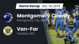 Recap: Montgomery County  vs. Van-Far  2019