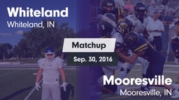 Matchup: Whiteland High vs. Mooresville  2016