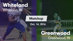 Matchup: Whiteland High vs. Greenwood  2016