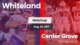 Matchup: Whiteland High vs. Center Grove  2017