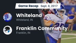 Recap: Whiteland  vs. Franklin Community  2017