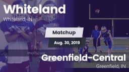 Matchup: Whiteland High vs. Greenfield-Central  2019