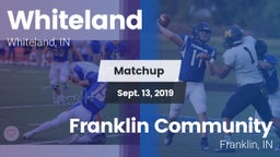 Matchup: Whiteland High vs. Franklin Community  2019
