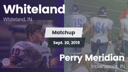 Matchup: Whiteland High vs. Perry Meridian  2019