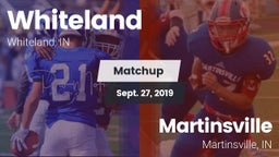 Matchup: Whiteland High vs. Martinsville  2019