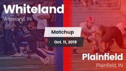 Matchup: Whiteland High vs. Plainfield  2019