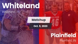 Matchup: Whiteland High vs. Plainfield  2020