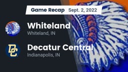 Recap: Whiteland  vs. Decatur Central  2022