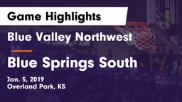 Blue Valley Northwest  vs Blue Springs South  Game Highlights - Jan. 5, 2019