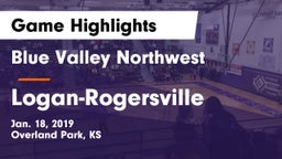 Blue Valley Northwest  vs Logan-Rogersville  Game Highlights - Jan. 18, 2019