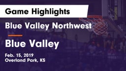 Blue Valley Northwest  vs Blue Valley  Game Highlights - Feb. 15, 2019
