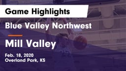 Blue Valley Northwest  vs Mill Valley  Game Highlights - Feb. 18, 2020