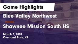Blue Valley Northwest  vs Shawnee Mission South HS Game Highlights - March 7, 2020