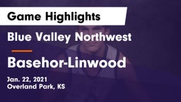 Blue Valley Northwest  vs Basehor-Linwood  Game Highlights - Jan. 22, 2021