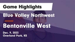 Blue Valley Northwest  vs Bentonville West  Game Highlights - Dec. 9, 2023