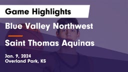 Blue Valley Northwest  vs Saint Thomas Aquinas  Game Highlights - Jan. 9, 2024