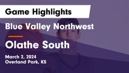 Blue Valley Northwest  vs Olathe South  Game Highlights - March 2, 2024
