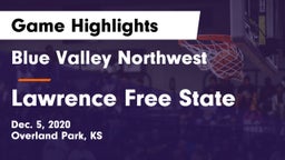 Blue Valley Northwest  vs Lawrence Free State  Game Highlights - Dec. 5, 2020