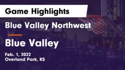 Blue Valley Northwest  vs Blue Valley  Game Highlights - Feb. 1, 2022