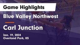 Blue Valley Northwest  vs Carl Junction  Game Highlights - Jan. 19, 2024