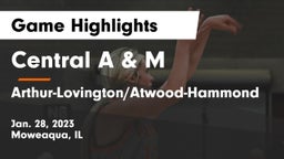 Central A & M  vs Arthur-Lovington/Atwood-Hammond  Game Highlights - Jan. 28, 2023