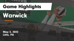 Warwick  Game Highlights - May 3, 2022