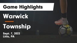 Warwick  vs Township Game Highlights - Sept. 7, 2022