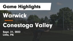 Warwick  vs Conestoga Valley  Game Highlights - Sept. 21, 2022