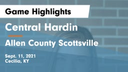 Central Hardin  vs Allen County Scottsville Game Highlights - Sept. 11, 2021